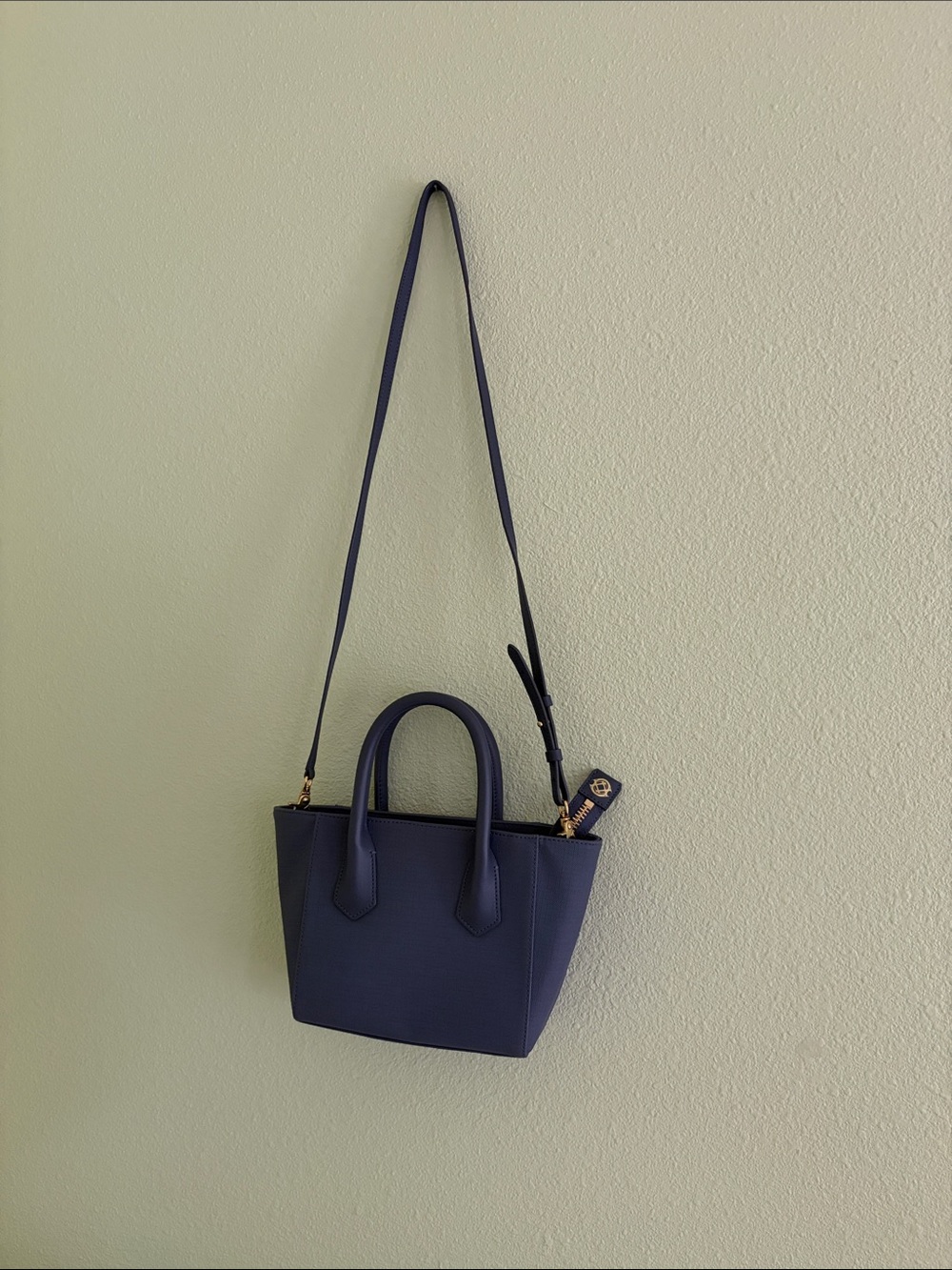 Dagne Dover slate blue tote